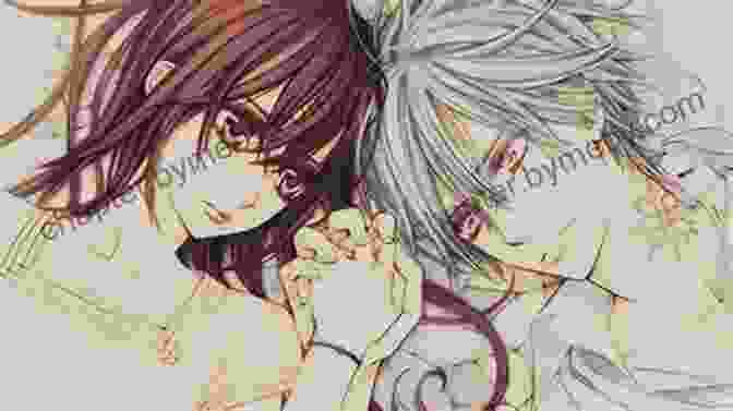 A Breathtaking Illustration Of Yuki And Zero, Their Gazes Entwined With A Mix Of Longing And Forbidden Desire. Vampire Knight Vol 5 Matsuri Hino