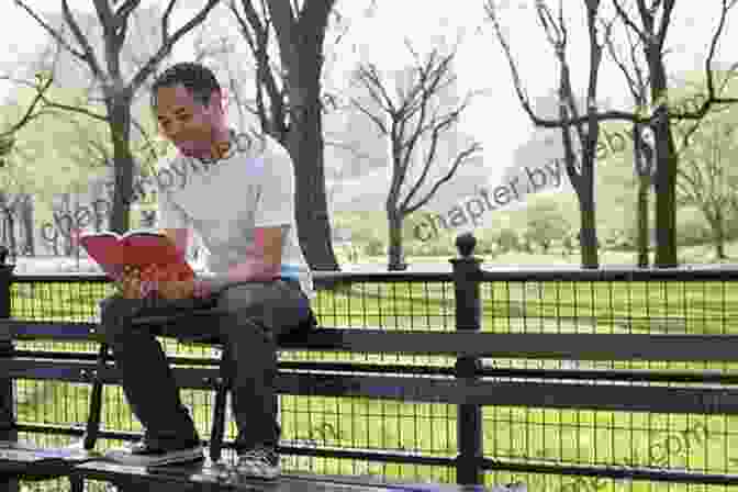 A Close Up Of A Man Sitting On A Bench In Central Park, Reading A Book. A Comic Essay About New York City