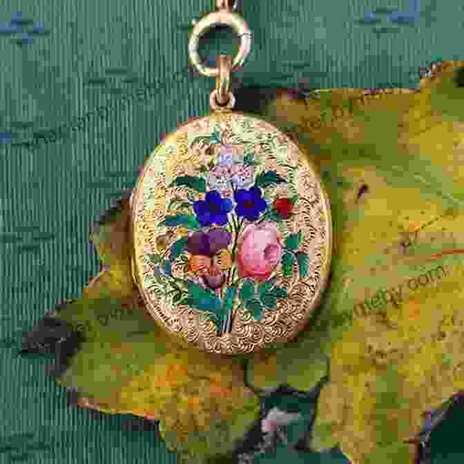 A Close Up Of An Antique Locket, Adorned With Intricate Engravings, Holds A Precious Family Photograph. The Deeper The Roots: A Memoir Of Hope And Home