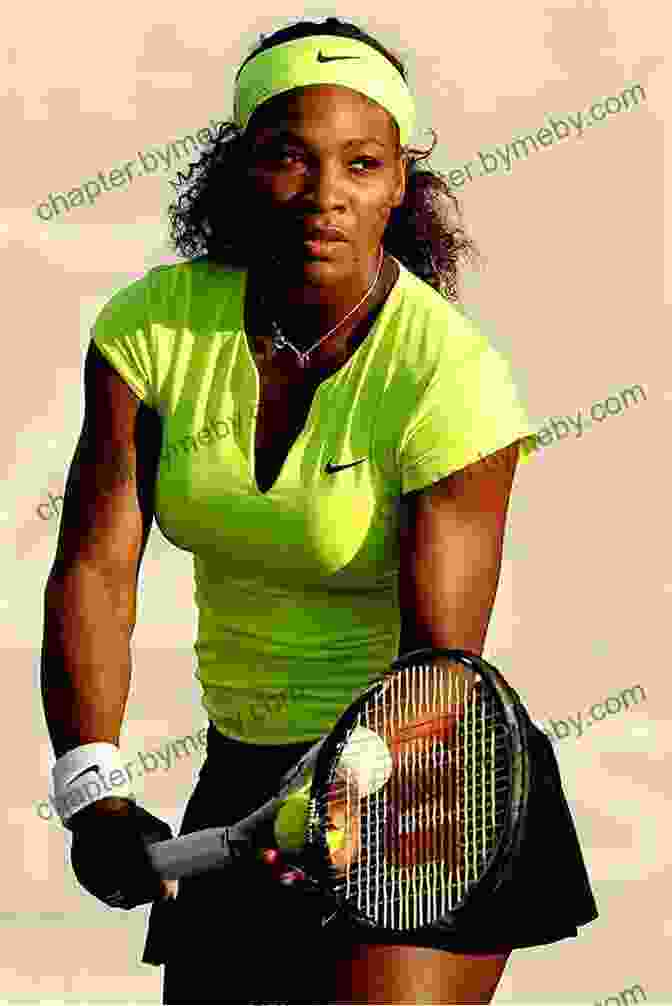 A Color Photo Of Serena Williams Playing Tennis Great Americans In Sports: Mia Hamm: On The Field With (Matt Christopher Sports Bio Bookshelf)