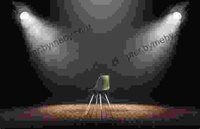 A Dimly Lit Theater Stage With A Spotlight Illuminating An Empty Chair. Act One: An Autobiography Moss Hart