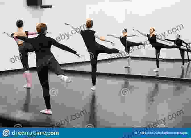 A Group Of Dancers Rehearsing In A Ballet Studio, Their Bodies Bent And Stretched In Intricate Poses. Toe To Toe (On Pointe 1)