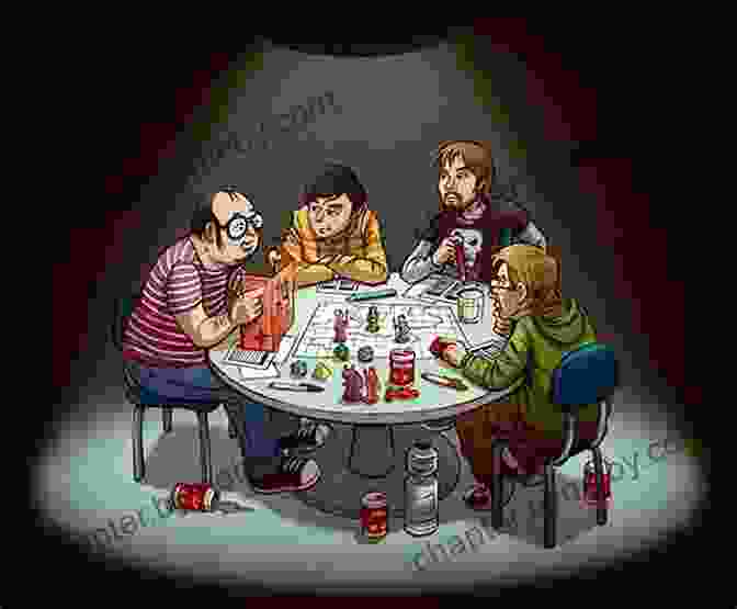 A Group Of Friends Playing Modern Day Horror Role Playing Game, Their Faces Illuminated By The Flickering Light Of A Candle. The Shadow Project: A Modern Day Horror Role Playing Game