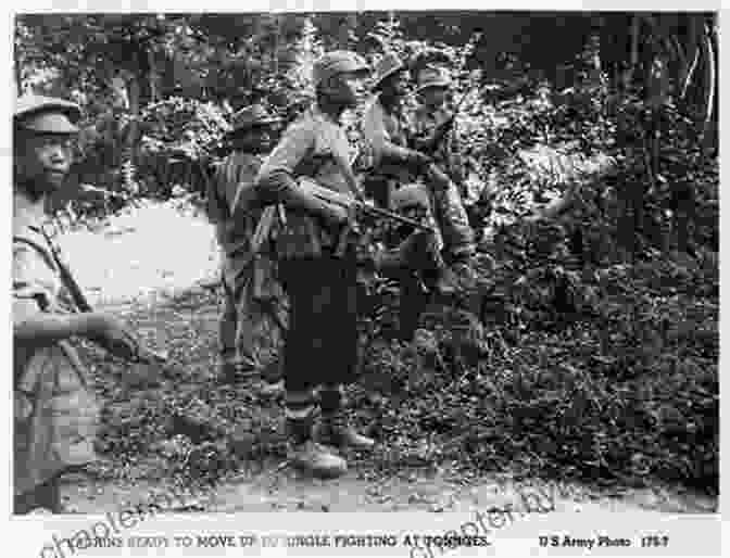 A Group Of Soldiers Trekking Through The Thick Jungle Terrain Of Burma Among The Headhunters: An Extraordinary World War II Story Of Survival In The Burmese Jungle