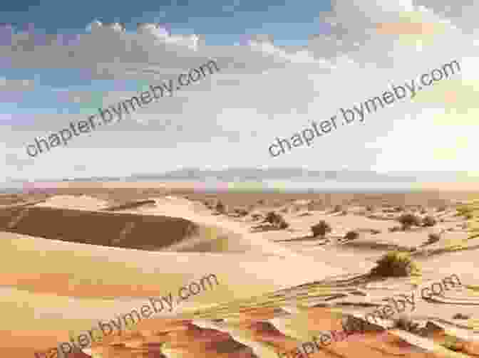 A Panoramic View Of A Vast Desert Landscape With Rolling Sand Dunes And A Distant Mountain Range From Souk To Souk: Travels Through The Middle East