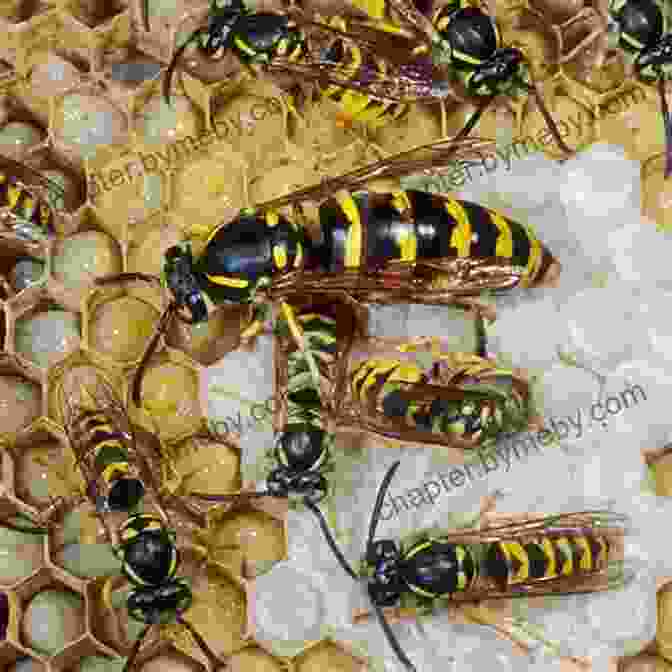 A Queen Hornet Surrounded By Worker Hornets Hornet: Fun Facts On Insects For Kids #8