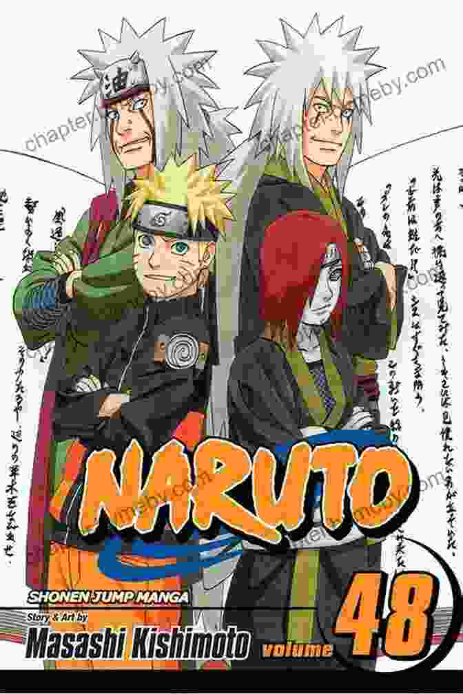 A Thrilling Action Scene From Naruto Vol 48 Featuring Naruto And Sasuke Engaging In Intense Combat. Naruto Vol 48: The Cheering Village (Naruto Graphic Novel)