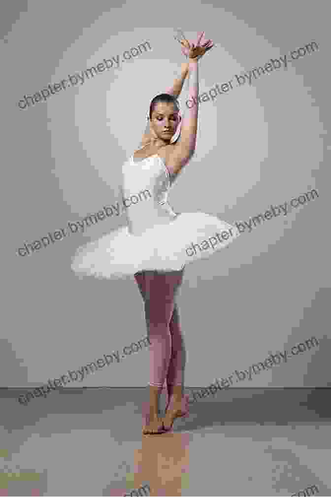 A Vintage Photograph Of A Ballerina In A Tutu, Performing A Graceful Arabesque. Toe To Toe (On Pointe 1)