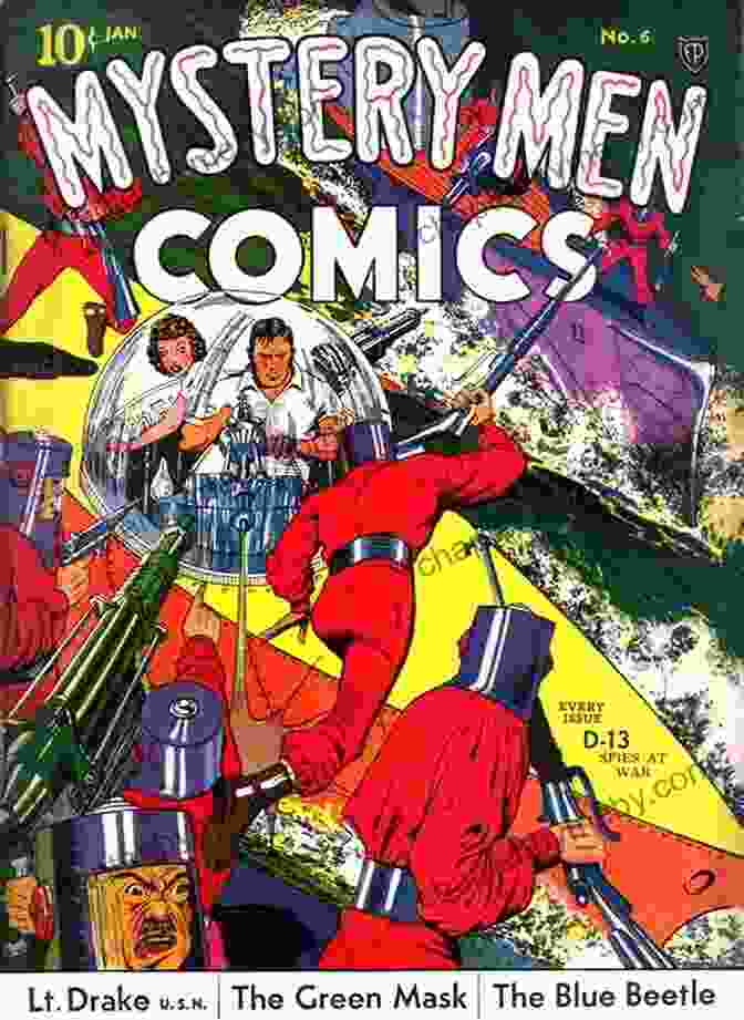 An Action Packed Scene From Mystery Men Comics Mystery Men Comics #6 Yoshiki Nakamura