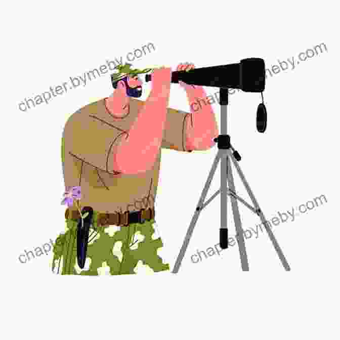 An Illustration Of A Naturalist Using A Spyglass To Observe A Bird Smoke Hole: Looking To The Wild In The Time Of The Spyglass