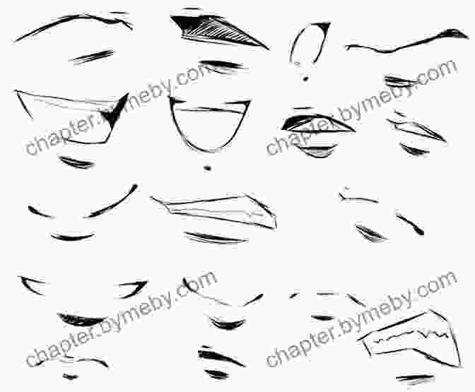 Anime And Manga Mouth Styles Draw 1 Boy In 20 Expressions: Learn How To Draw Anime Faces And Manga Facial Expressions (Draw 1 In 20 12)