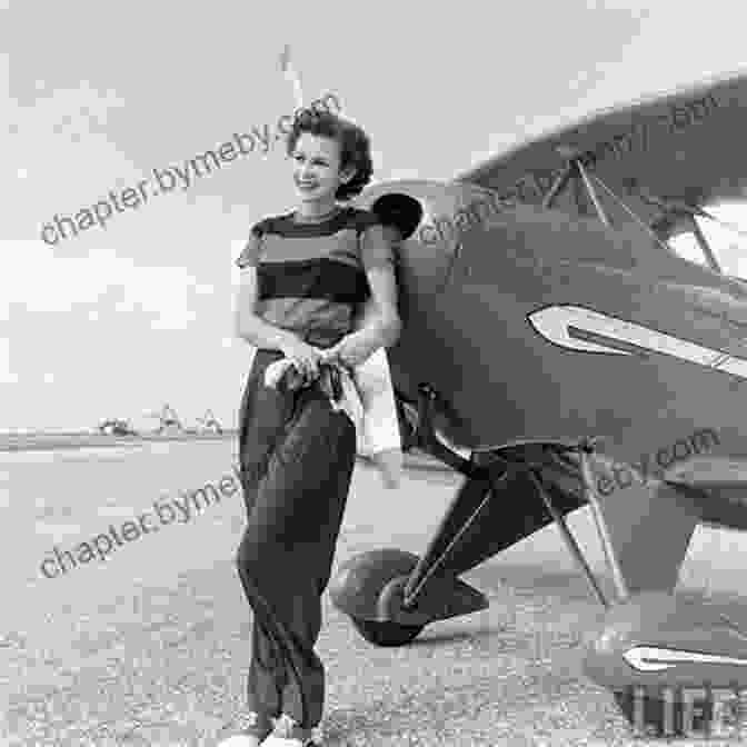 Betty Skelton Posing In Front Of An Airplane Daredevil: The Daring Life Of Betty Skelton