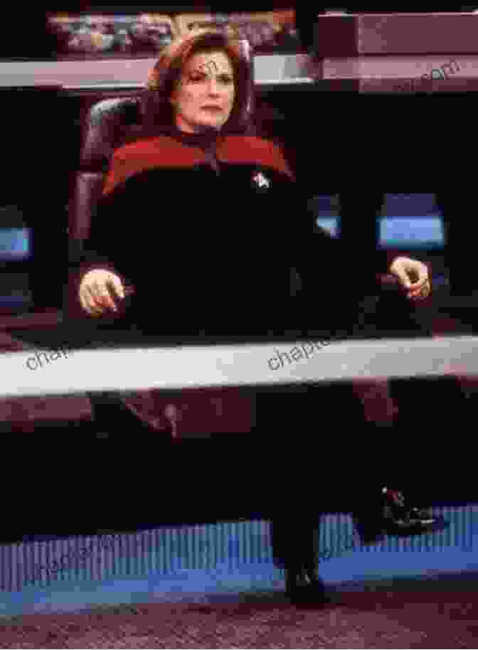 Captain Kathryn Janeway Standing On The Bridge Of The USS Voyager The Autobiography Of Kathryn Janeway