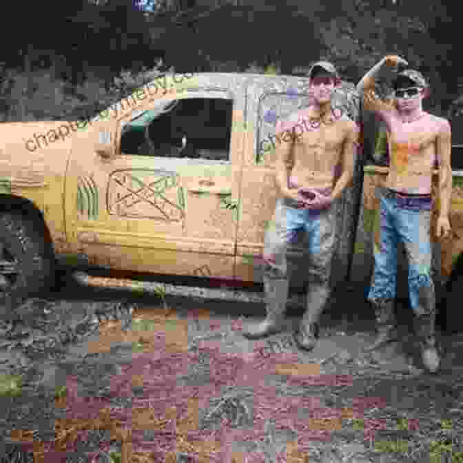 Cody And Maya Surrounded By Mud Covered Trucks, Smiling And Laughing Mud Mess (Truck Buddies) Melinda Melton Crow