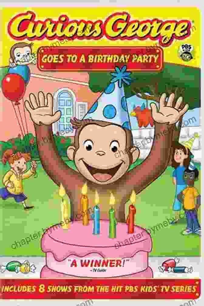 Curious George Celebrating His Birthday With Friends Happy Birthday Curious George Matt Haig