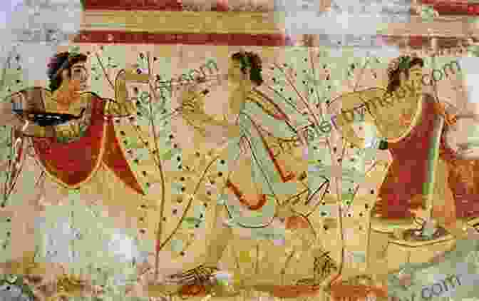 Etruscan Tomb Paintings Depicting Scenes From Daily Life Ancient Romans And Their Neighbors: An Activity Guide (Cultures Of The Ancient World)