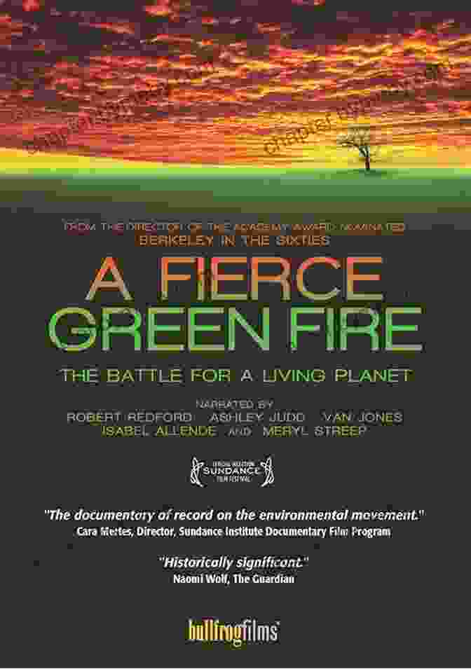 Fierce Green Fire Book Cover With A Vibrant Green Leaf In Flames A Fierce Green Fire: Aldo Leopold S Life And Legacy