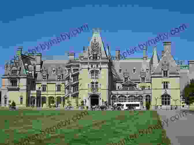 Front View Of Biltmore Estate, Showcasing Its Grand Facade And Sprawling Gardens Lady On The Hill: How Biltmore Estate Became An American Icon