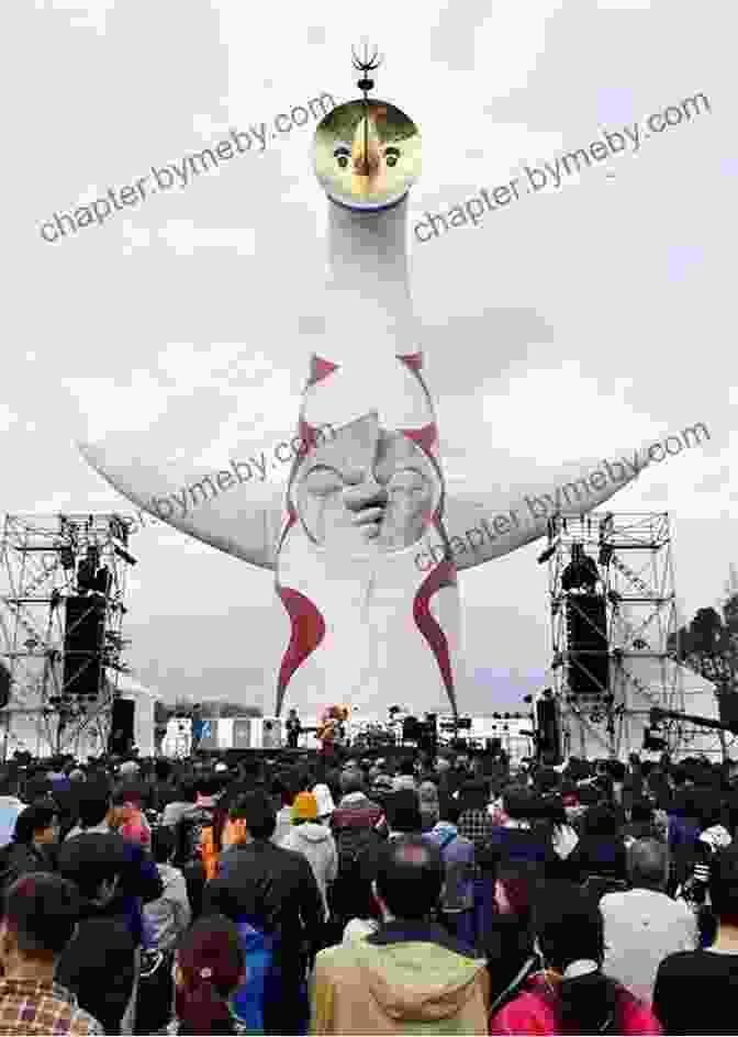 Historic Image Of The Tower Of The Sun At The Osaka Expo 1970, Surrounded By A Sea Of Visitors Tower Of The Sun: Stories From The Middle East And North Africa