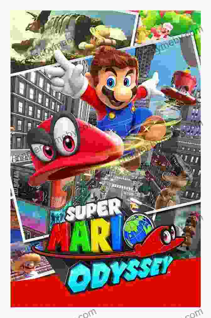 Intricate Artwork Showcasing Mario's Adventures In Super Mario Odyssey The Art Of Super Mario Odyssey