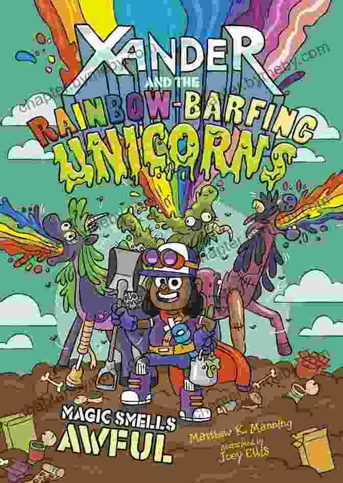 Magic Smells Awful: Xander And The Rainbow Barfing Unicorns Book Cover Magic Smells Awful (Xander And The Rainbow Barfing Unicorns)