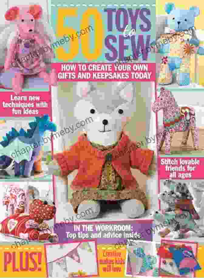 Make Sew Toys Book Cover, Featuring A Colorful Array Of Handmade Plush Toys Make Sew Toys Robert Neuwirth