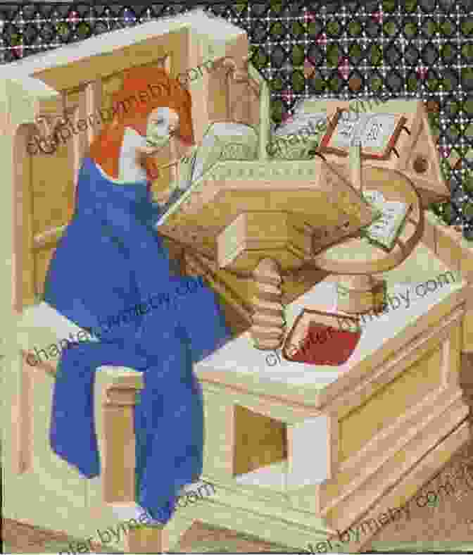 Medieval Woman Writing At A Scriptorium The Gilded Page: The Secret Lives Of Medieval Manuscripts