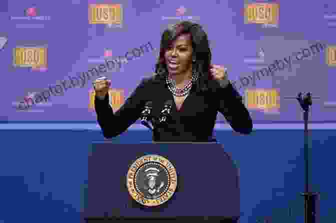 Michelle Obama Speaking At A Podium With A Confident Smile Who Is Michelle Obama? (Who Was?)