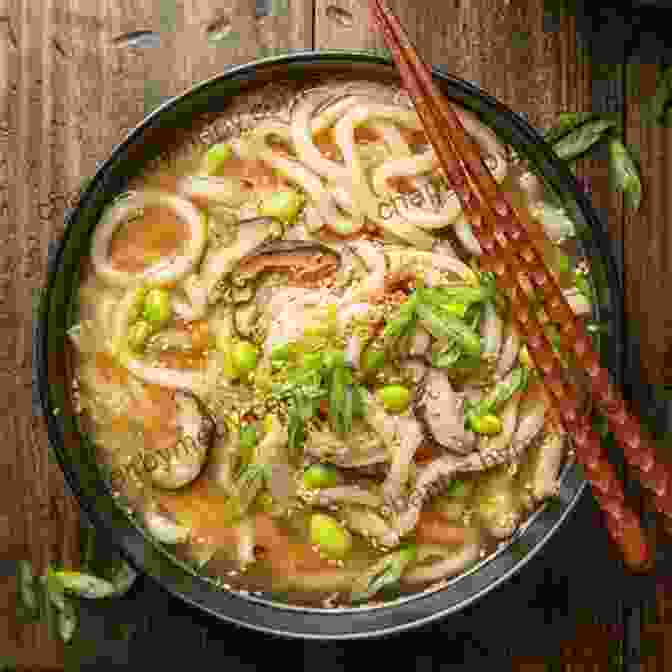 Mouthwatering Udon Noodles Served In A Flavorful Broth The Ultimate Japanese Noodles Cookbook: Amazing Soba Ramen Udon Hot Pot And Japanese Pasta Recipes