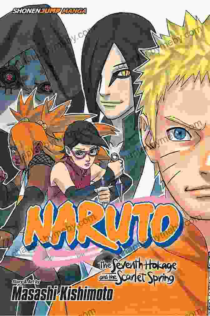 Naruto: The Seventh Hokage And The Scarlet Spring Book Cover Naruto: The Seventh Hokage And The Scarlet Spring