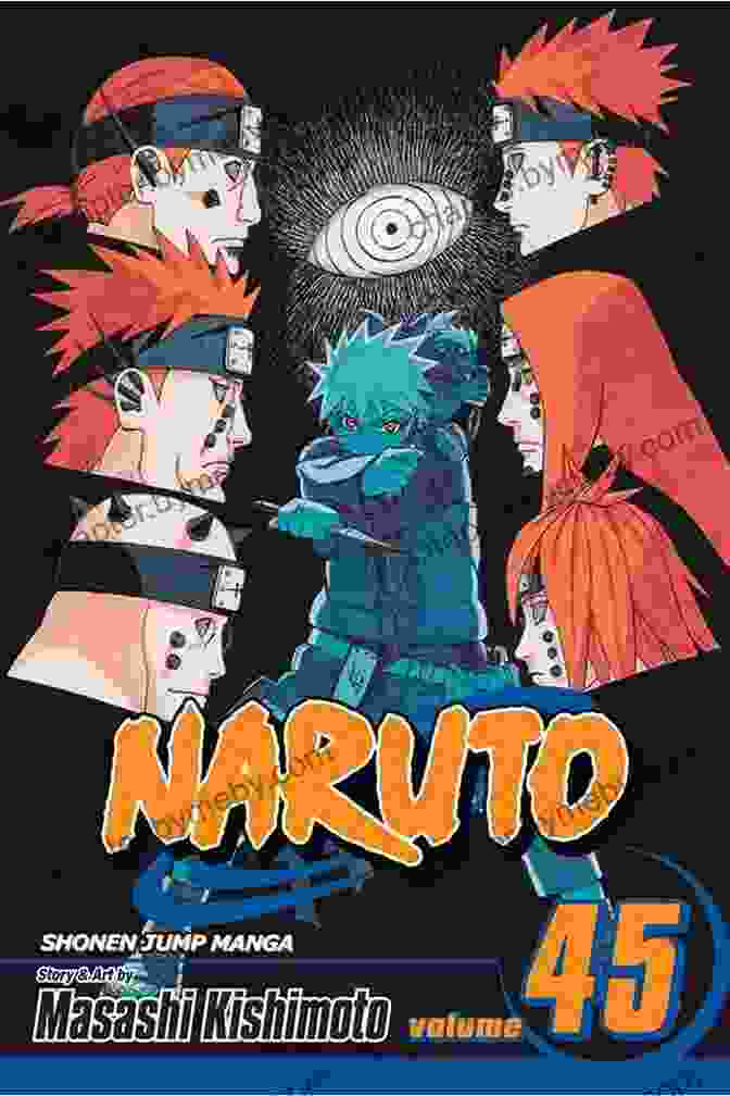 Naruto Vol 45 Cover, Featuring Naruto Uzumaki And Sasuke Uchiha Clashing In Battle Naruto Vol 45: Battlefied Konoha (Naruto Graphic Novel)