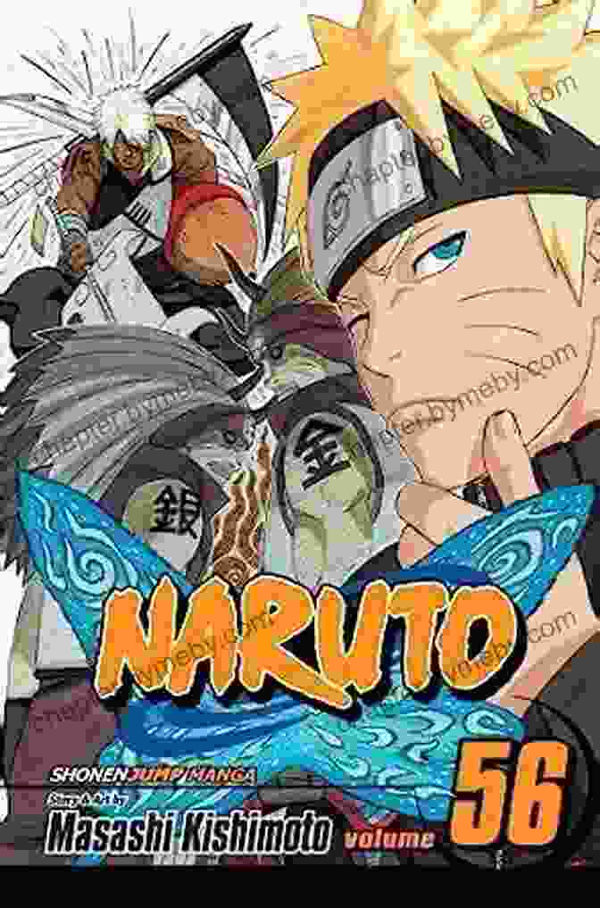 Naruto Vol 56: Team Asuma Reunited Graphic Novel Cover Art, Featuring Naruto, Shikamaru, Choji, And Ino In Action Naruto Vol 56: Team Asuma Reunited (Naruto Graphic Novel)