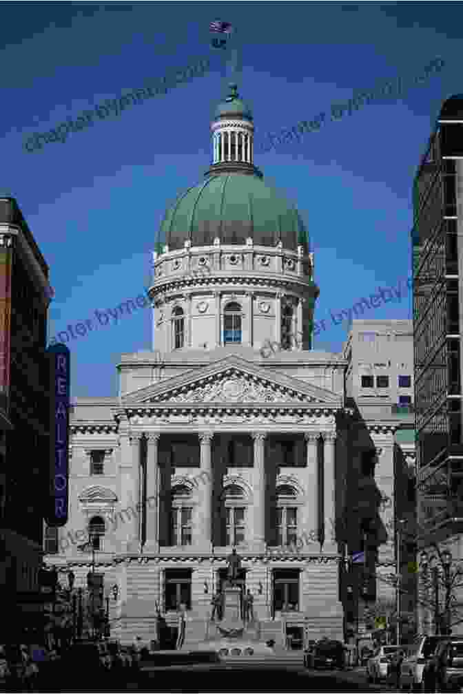 Painting Of The Indiana Statehouse By Indiana Artist Jill Bengal Painting Indiana III: Heritage Of Place