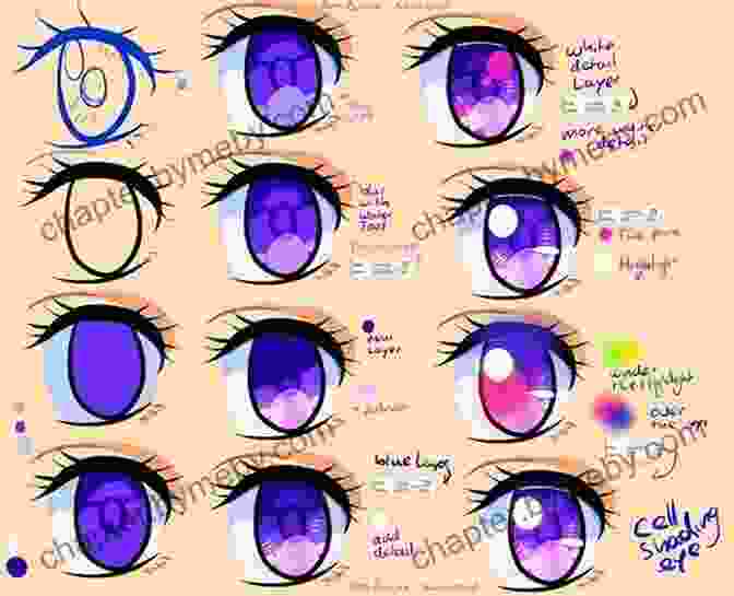 Shading And Highlights In Anime And Manga Eyes Draw 1 Boy In 20 Expressions: Learn How To Draw Anime Faces And Manga Facial Expressions (Draw 1 In 20 12)