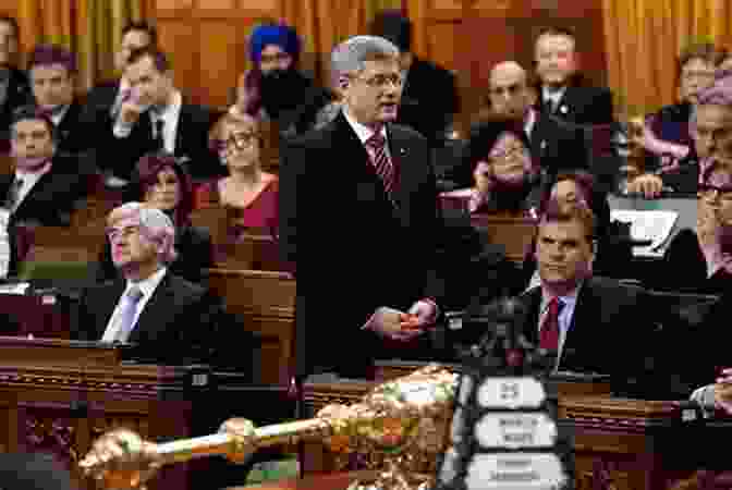 Stephen Harper Standing Tall Against The Backdrop Of The Canadian Parliament Stephen Harper And The Future Of Canada