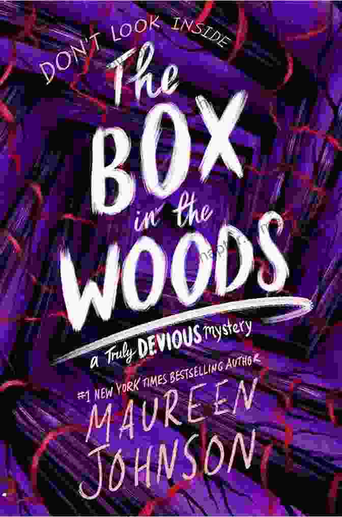 The Box In The Woods Book Cover, Featuring An Eerie Forest Backdrop And A Chilling Silhouette. The Box In The Woods