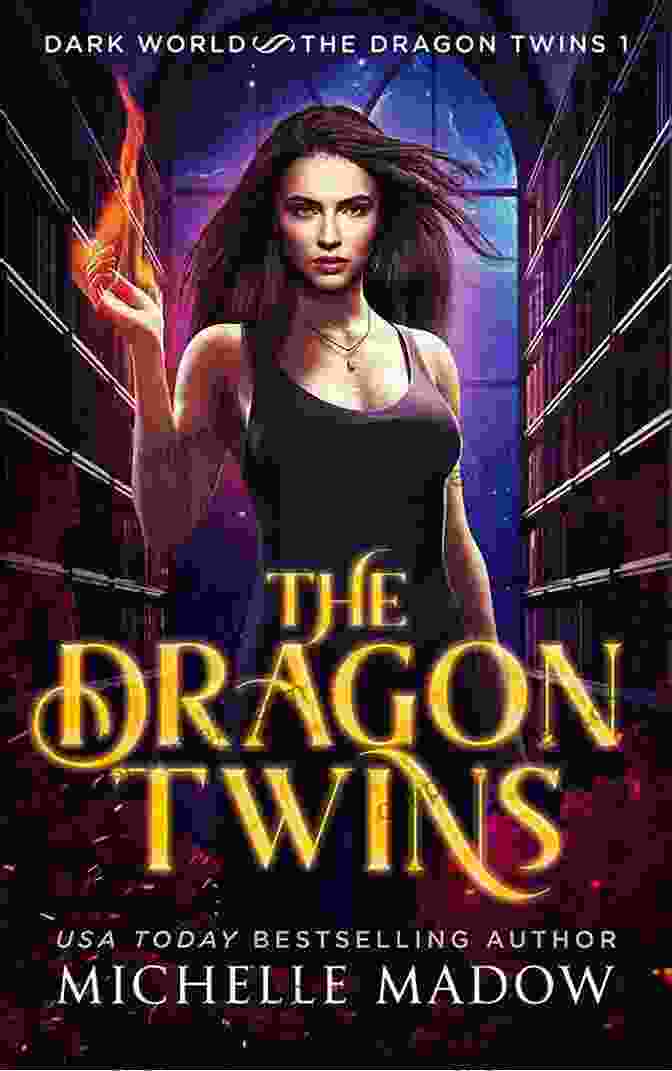 The Dragon Twins Book Cover, Featuring Two Majestic Dragons Soaring Through A Dark Sky The Dragon Scorned (Dark World: The Dragon Twins 3)