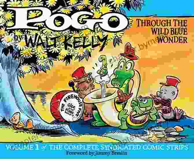 Through The Wild Blue Wonder Book Cover Pogo: The Complete Daily Sunday Comic Strips Vol 1: Through The Wild Blue Wonder