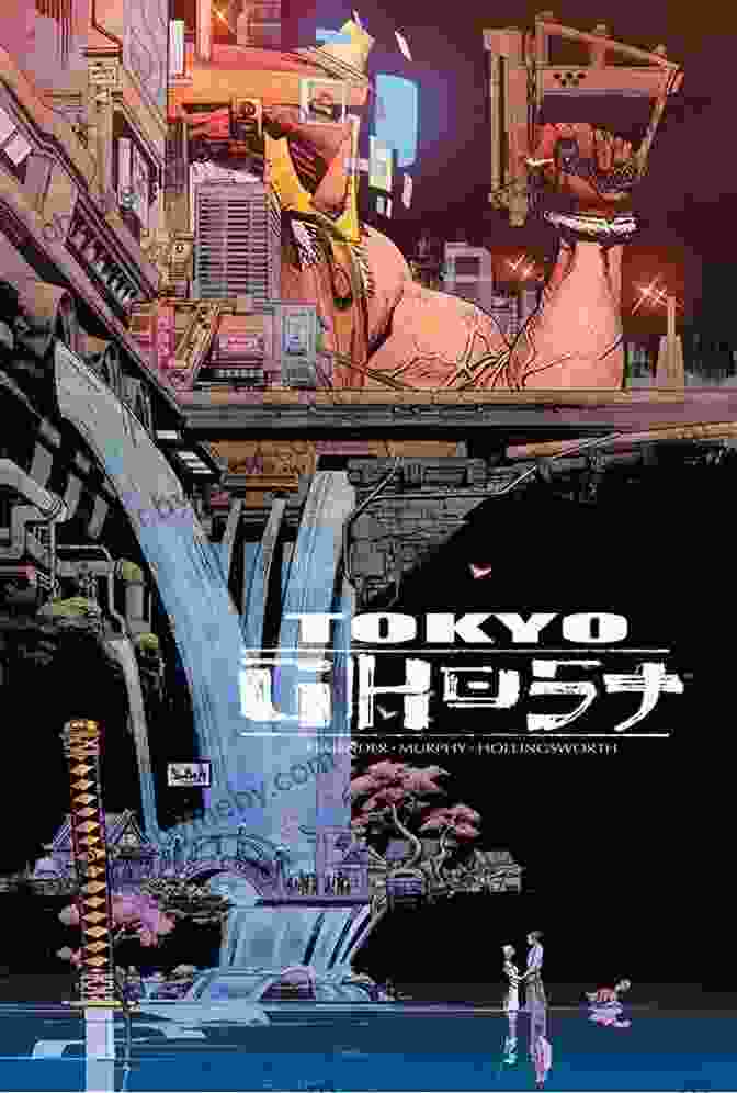 Tokyo Ghost Deluxe Edition Book Cover Featuring Two Masked Characters Standing In A Neon Lit Cityscape Tokyo Ghost Deluxe Edition Rick Remender