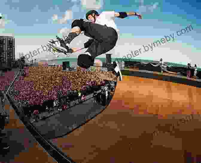 Tony Hawk Competing At The X Games On The Halfpipe With Tony Hawk (Matt Christopher Sports Bio Bookshelf)