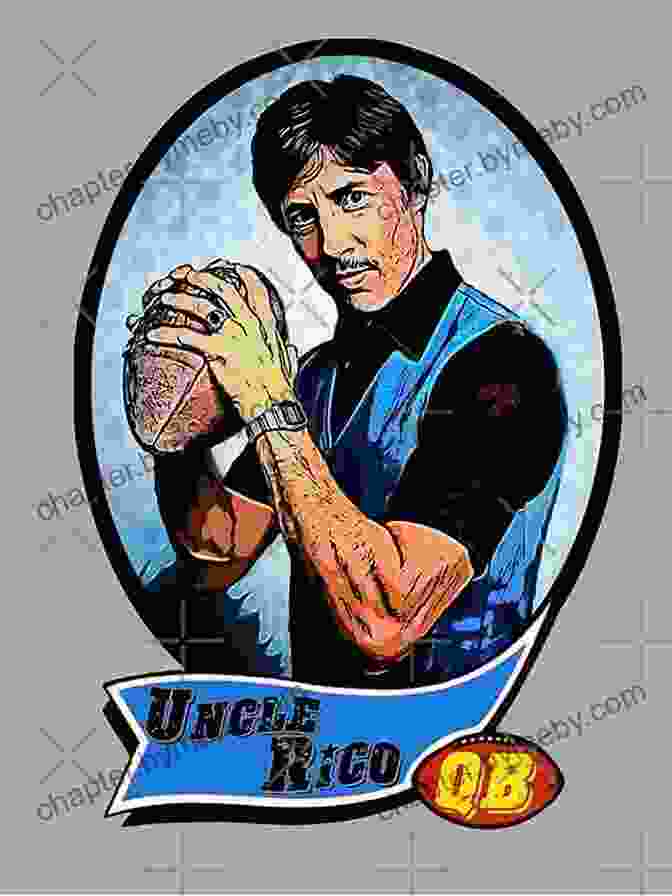 Uncle Rico Encore Book Cover, Featuring Uncle Rico In His Iconic Football Uniform Uncle Rico S Encore: Mostly True Stories Of Filipino Seattle