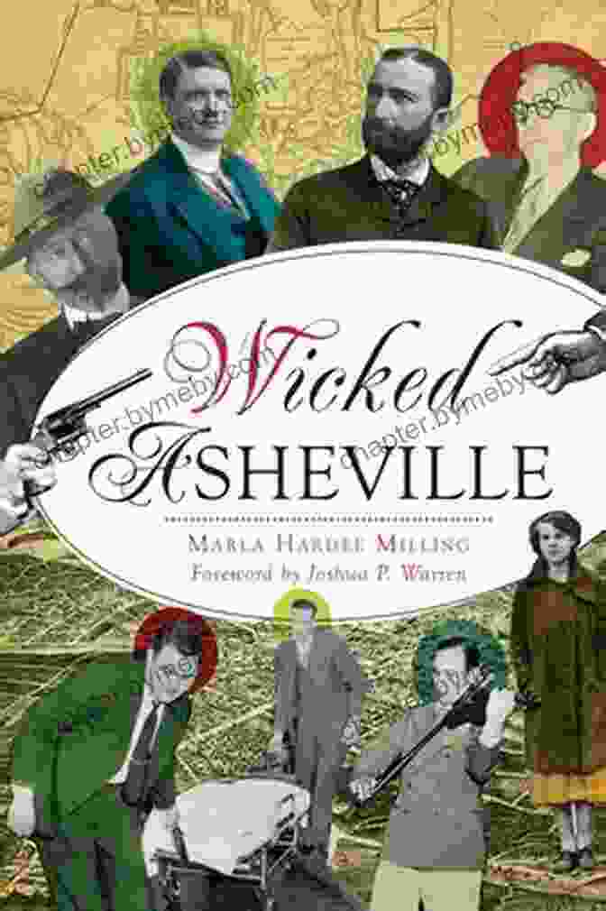 Wicked Asheville Book Cover: A Mysterious Woman With Glowing Eyes Peers Out From The Shadows, Inviting Readers To Explore The Dark Side Of The City. Wicked Asheville Susan J Cobb