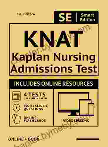 KNAT Full Study Guide: Study Manual With 100 Video Lessons 4 Full Length Practice Tests + Online 500 Realistic Questions PLUS Online Flashcards For The Kaplan Nursing Admissions Test